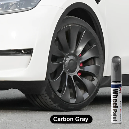 Wheel Rims Touch Up Paint for Tesla Model 3- DIY Curb Rash Repair Accessories Carbon Gray- fits 20'' Überturbine Wheels