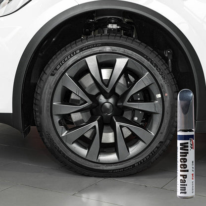 Wheel Rims Touch Up Paint for Tesla Model X- DIY DIY Curb Rash Repair Accessories Carbon Gray- fits 20'' Cyberstream Wheels & 22'' Turbine Wheels