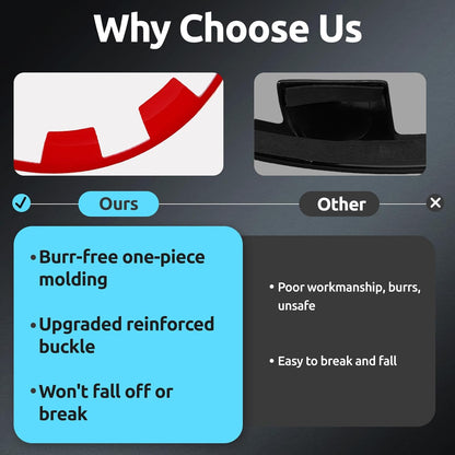 ABS PC RED Wheel Rim Protector Rim Guard for Tesla Model Y