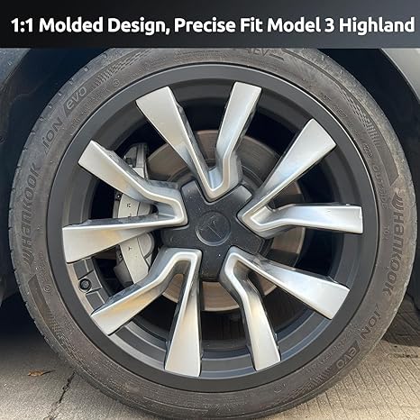 Black Wheel Rim Protector Edge Rim Guard for Tesla Model 3 Highland