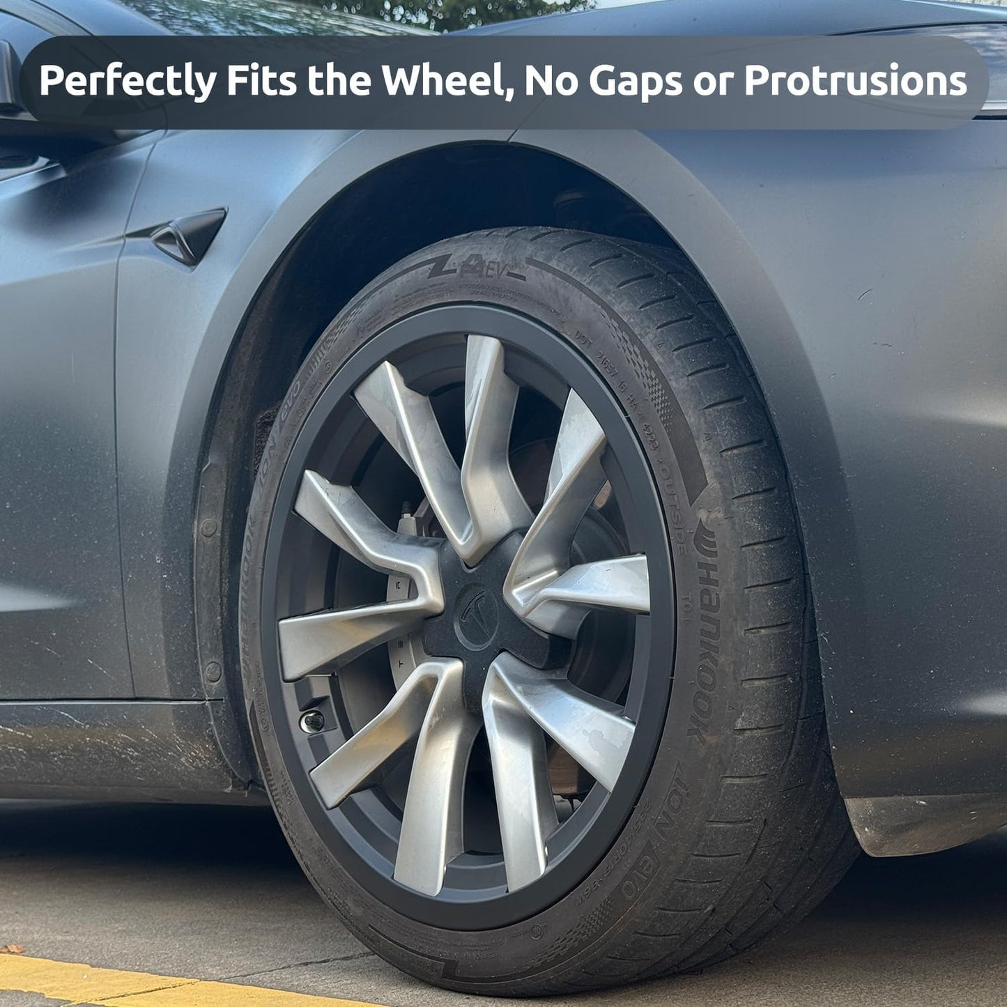 Black Wheel Rim Protector Edge Rim Guard for Tesla Model 3 Highland