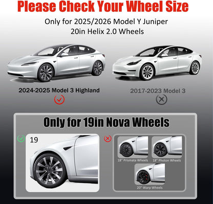 Black Wheel Rim Protector Edge Rim Guard for Tesla Model 3 Highland