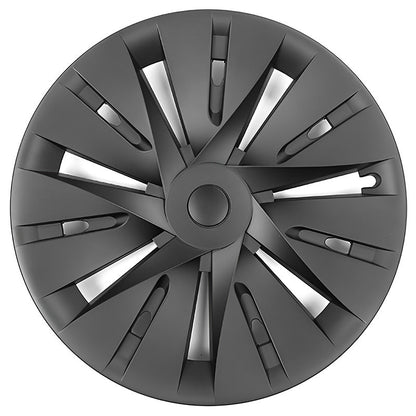 Model Y 19'' Gemini Wheels Cover Hubcaps Replacement 4PCS for Tesla (2020-2024) Windmill Matte Black