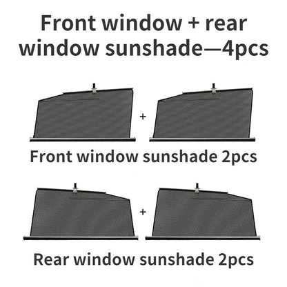 Window Sunshade for Tesla Model X 2016-2023 Front & Rear