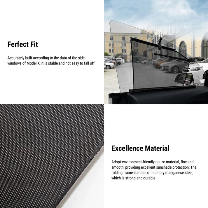 Window Sunshade for Tesla Model X 2016-2023