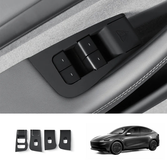 Window Lifter Panel Protective Cover for 2026 New Tesla Model Y Standard Black