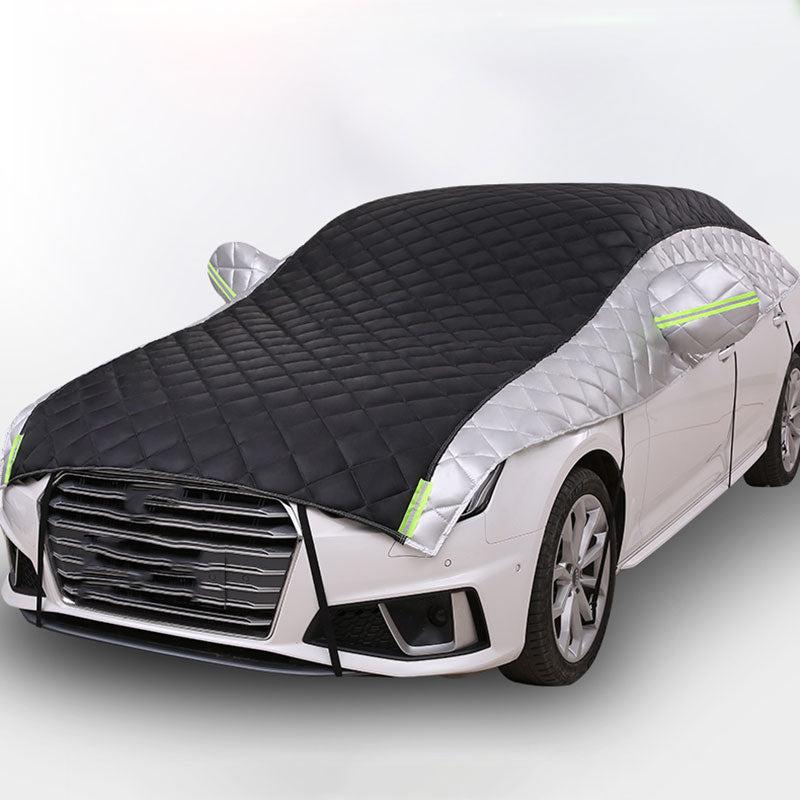 Windshield Snow Cover for Tesla Model S/3/X/Y Full Coverage Protection Pad Black and white Model S