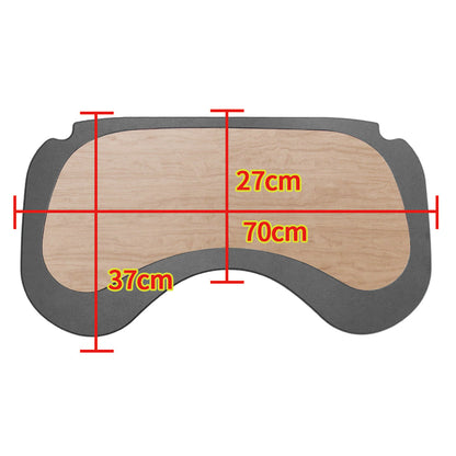 Wood Grain Small Folddable Table Tray For Tesla Model 3/Y