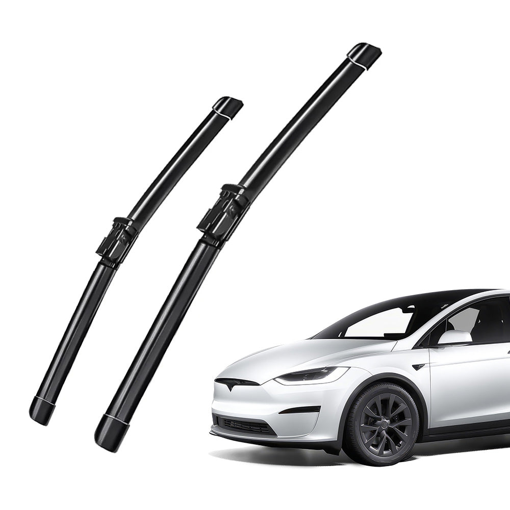 27" and 18" Windshield Wiper Blades Replacement for Tesla Model X (Set of 2) Without Washer Nozzle