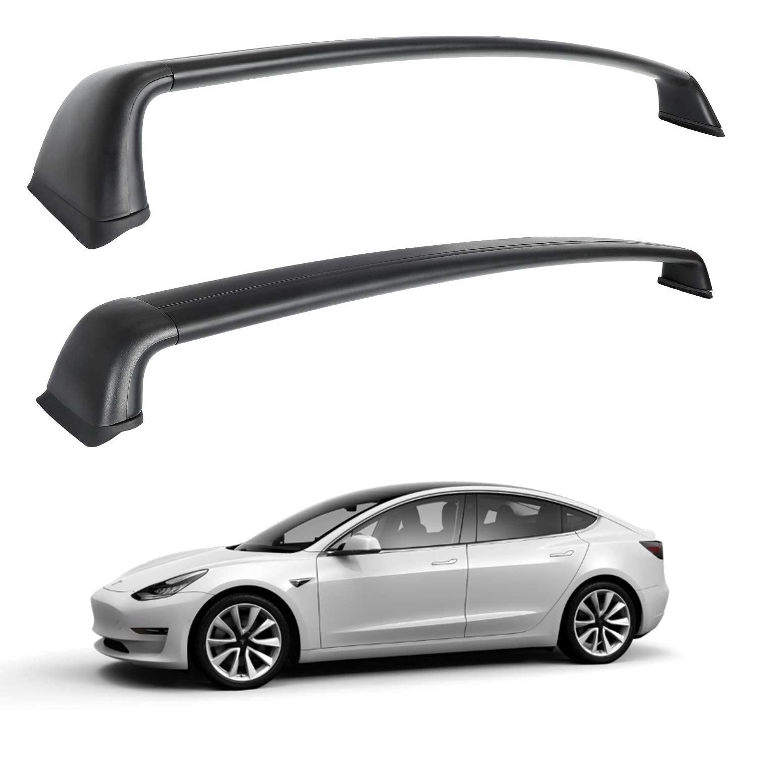 Model 3 & Model Y Aluminum Roof Rack Cargo Cross Bars (Set of 2) for Tesla(2017-2025)
