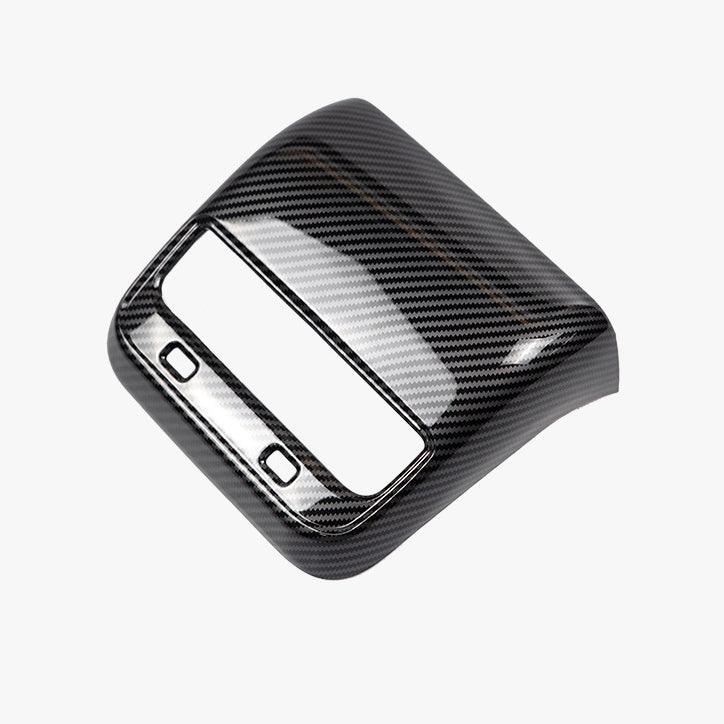 Model 3 & Y Backseat Vent Overlay (Carbon Fiber Pattern ABS) for Tesla