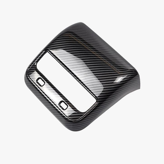 Model 3 & Y Backseat Vent Overlay (Carbon Fiber Pattern ABS) for Tesla