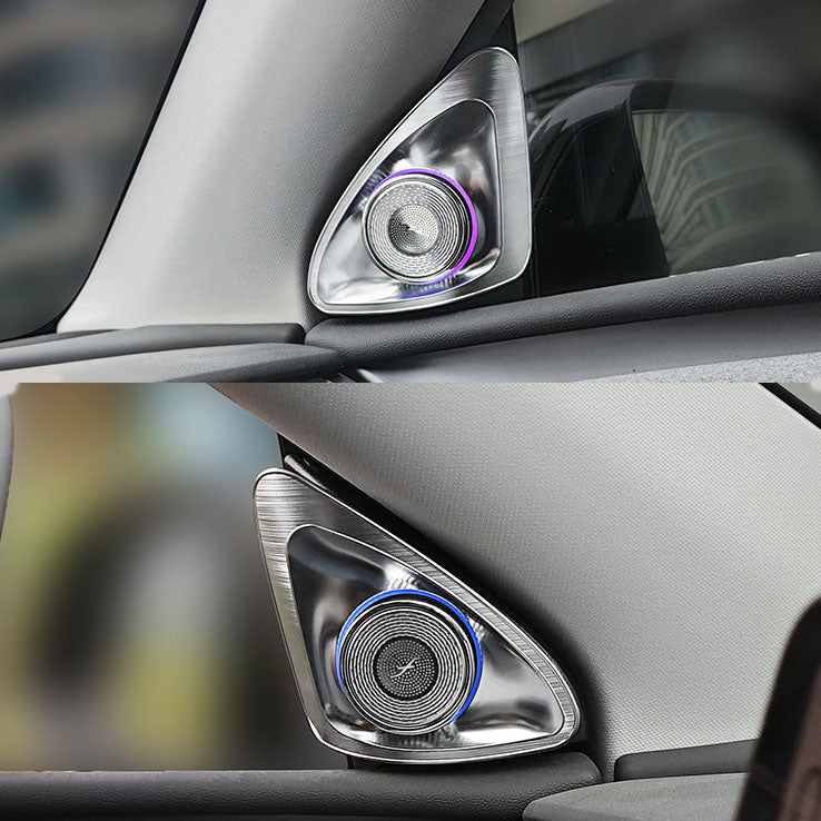 Model 3/Y 4D Rotating Horn LED Front Door Speaker for Tesla