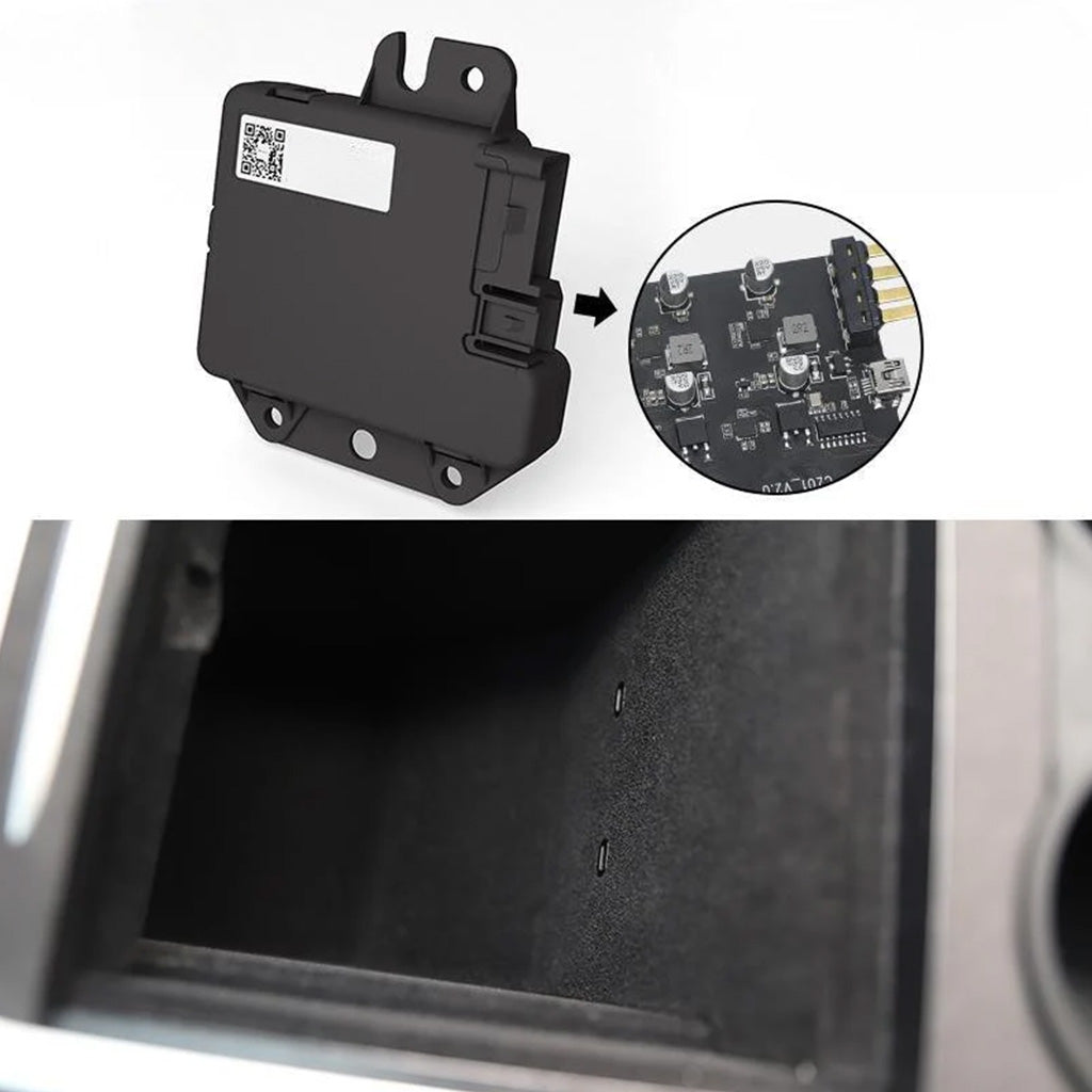 Model 3/Y Center Control USB Data Module Reduction of Intel/AMD Accessories for Tesla with Center Control Data Function (2021-2023) 2021-2023 Model 3 and 2021-2024 Model Y