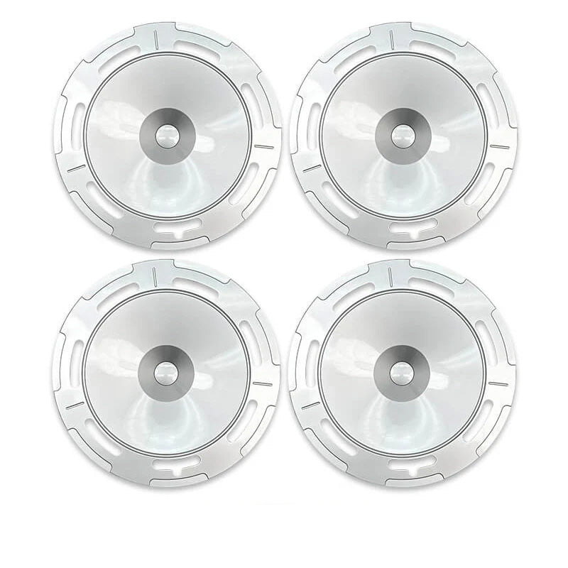 Retro Wheel Cover Hubcap for Tesla Model Y 19'' Gemini Wheels (4 PCS) Silver