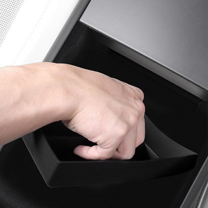 Silicone Center Console & Armrest Lower Storage Tray for Tesla Model Y Juniper 2025+