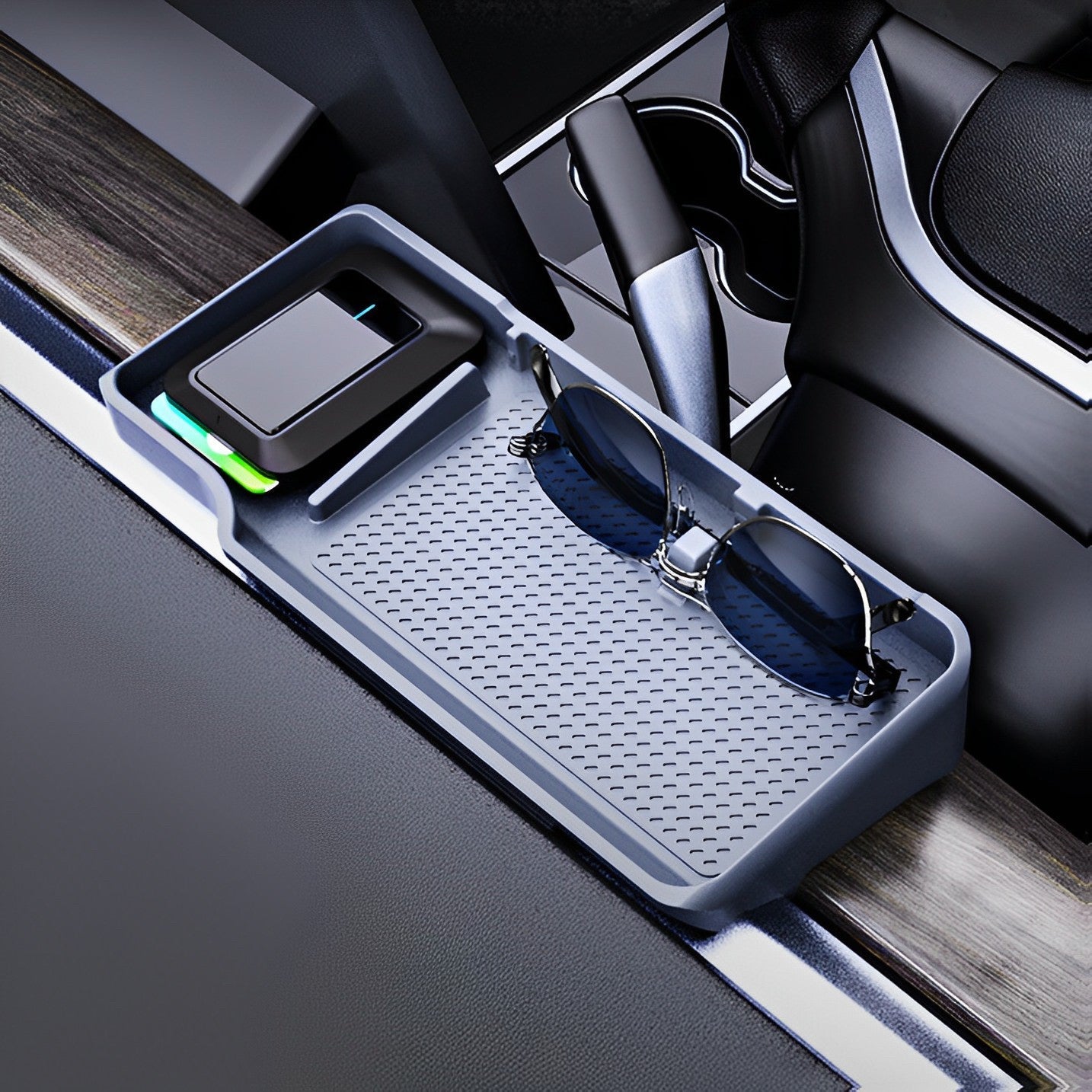 Dashboard Silicone Organizer - Storage Box for Tesla Model 3/Y (2017-2024)