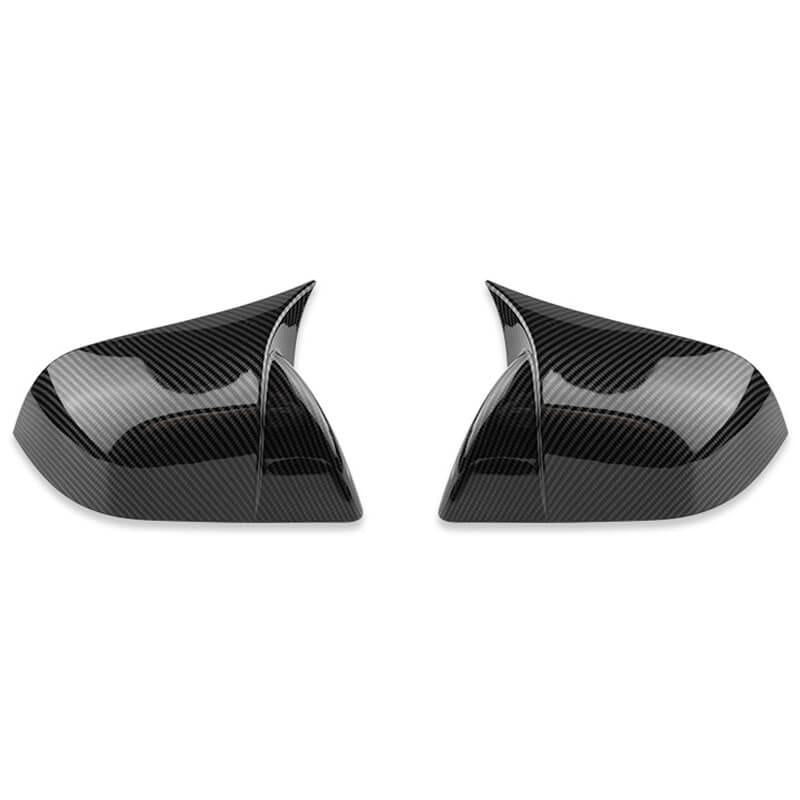 Model 3 GT Style Carbon Fiber Mirror Caps (Carbon Fiber Pattern ABS) (1 pair) for Tesla(2017-2024) Glossy Carbon Fiber