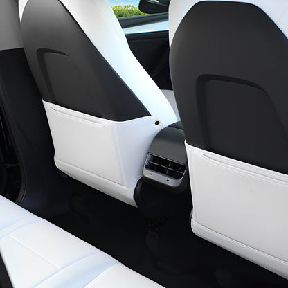 Model 3/Y Seat Kick Protection Cover - Seat Rear Side Cover (1 Pair) Semi-Cover (1 Pair) White