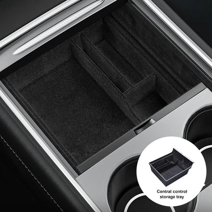 Interior Organizer Set for 2021-2024 Tesla Model Y Center Console Organizer
