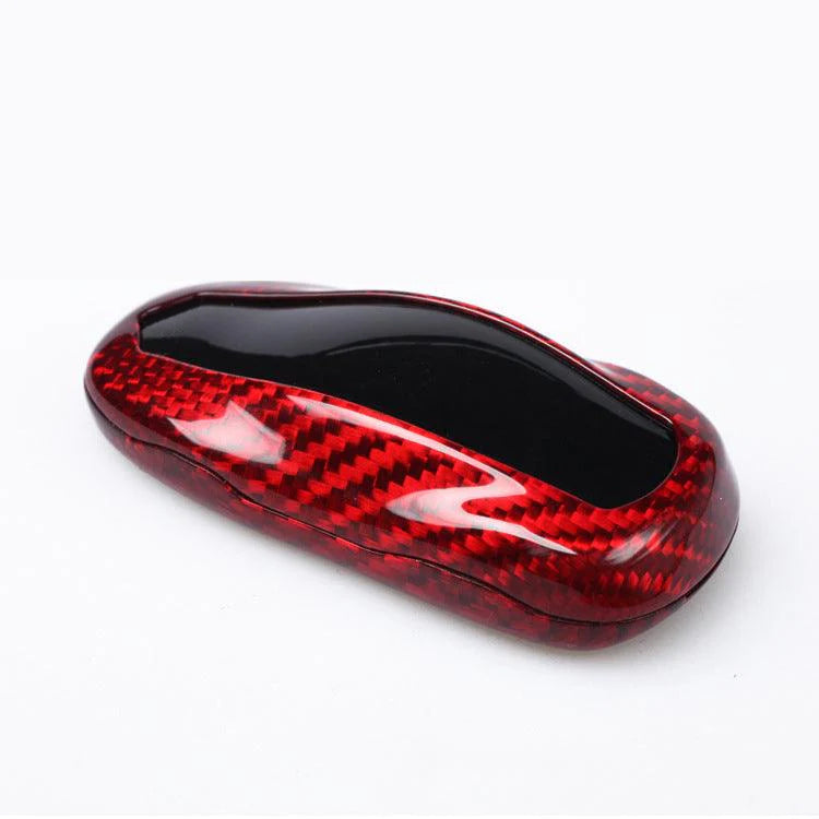 [Real Carbon Fiber] Model S/3/Y Key Fob Cover, Key Fob Holder