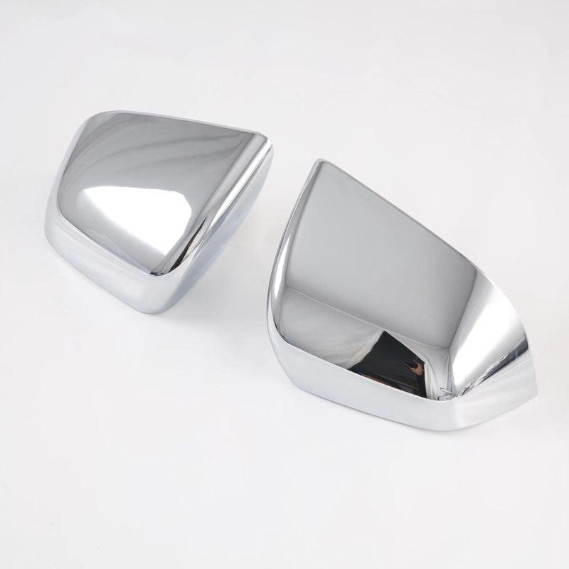 Model Y Side Door Mirror Cover (Carbon Fiber Pattern ABS) (1 pair) (2020-2024) Silver