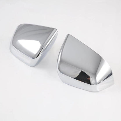 Model Y Side Door Mirror Cover (Carbon Fiber Pattern ABS) (1 pair) (2020-2024) Silver