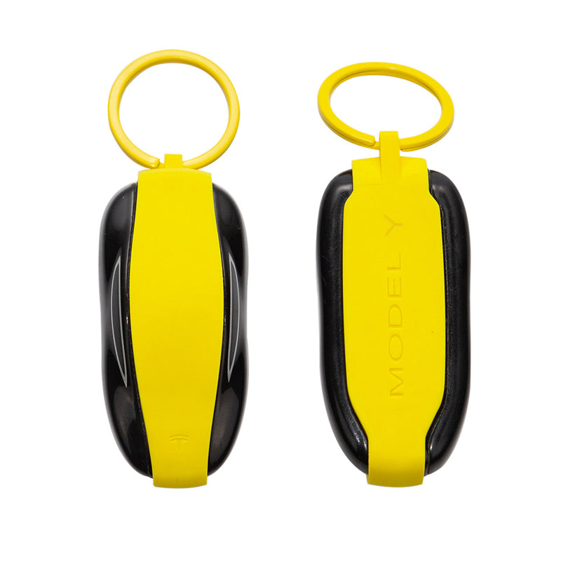 Silicone Key Protector for Tesla Model 3/Y/S/X Keys - Key Fob Holder Model Y Yellow
