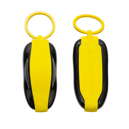 Silicone Key Protector for Tesla Model 3/Y/S/X Keys - Key Fob Holder Model Y Yellow