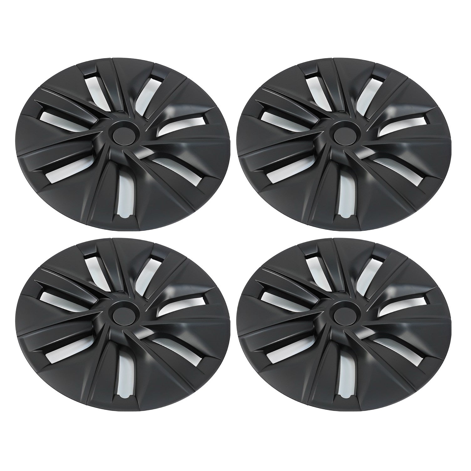 Model Y 19" OEM Upgrade Style Wheel Hubcaps (4 Pcs) Matte Black