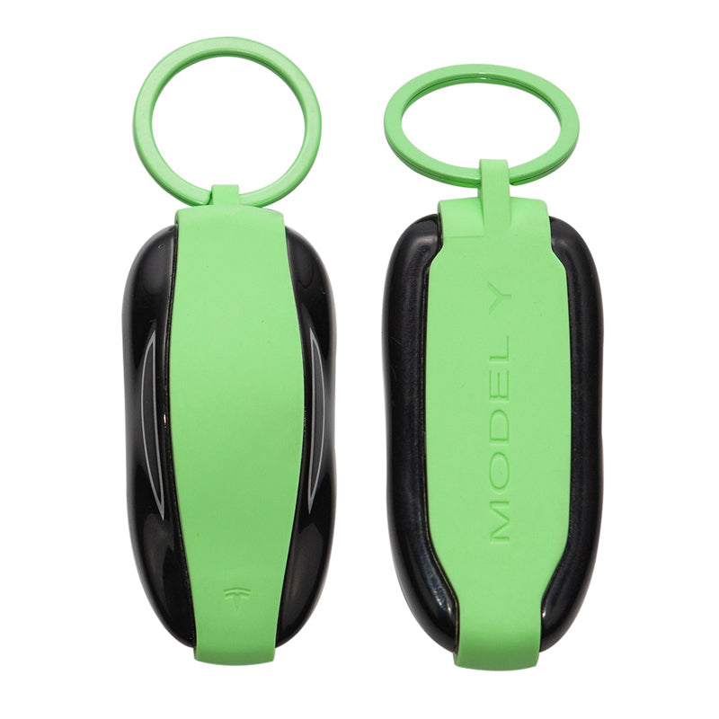 Silicone Key Protector for Tesla Model 3/Y/S/X Keys - Key Fob Holder Model Y Green