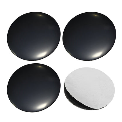Hubcap Stickers (Diameter 56mm)- 4 Pcs A Set for Tesla Matte Black