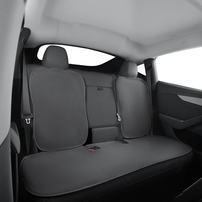 Ice Silk Breathable Air Mesh Seat Cushion for Tesla Model Y Juniper 2025+ Black Rear Seat (3 Pcs)