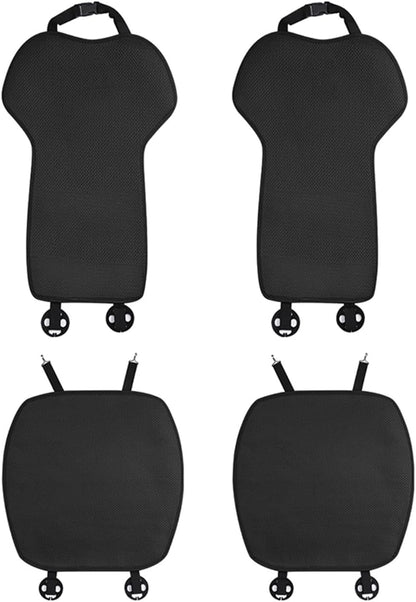 Ice Silk Seat Cover Cushion for Tesla Model 3/Y/X/S Black Ice Silk 4pcs Front Seat For Model 3 Y S X