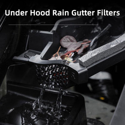 Under Hood Rain Gutter Filters For Tesla Model Y