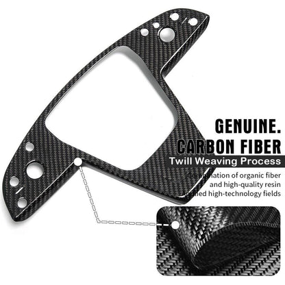 [Real Carbon Fiber] Yoke Steering Wheel Cover Overlay Plate Panel For Model S/X (2021-2024)