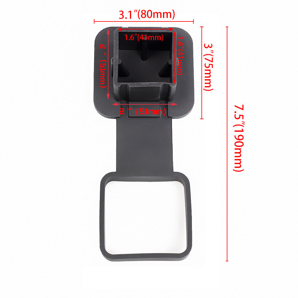 Model 3/Y/S/X 2-Inch Tow Hitch Dust Plug Protective Cover Towing Cover