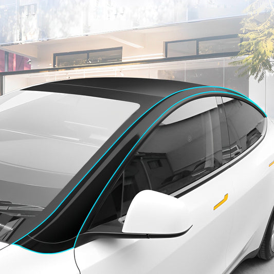 Pillar Delete for Tesla Model 3/Y- Glossy Black 2017-2023 Model 3 Vinyl Wrap Only Heat Gun Not Included