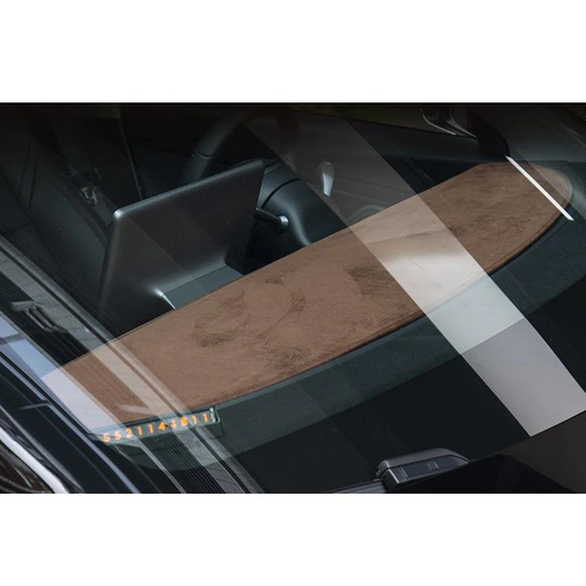 Model 3/Y Flannel Dashboard Cover Frontwith Heat Insulation for Model 3 and Model Y (2017-2023)