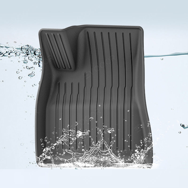 Model 3 Floor Mats All Weather Double Layer Flocking TPE For Tesla(2017-2023)