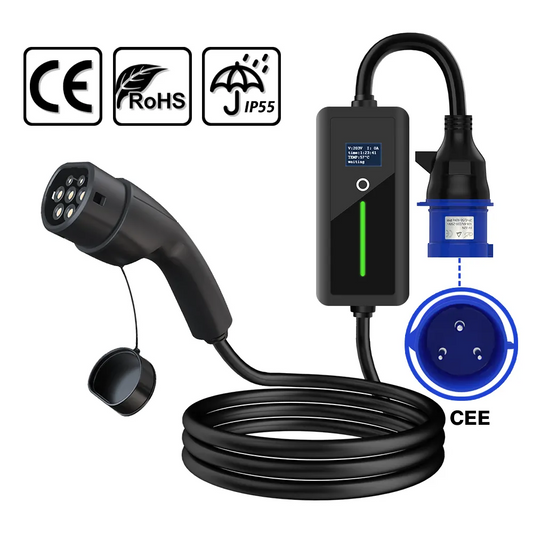 Type 2 AC Portable EV Charger