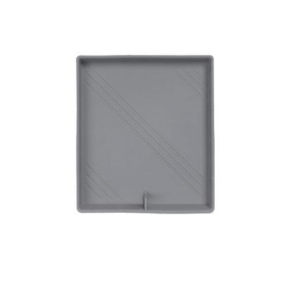 Silicone Console Armrest Box Lower Storage Tray for Tesla 2024 Model 3 Highland 1 Pc (Center Console) Grey