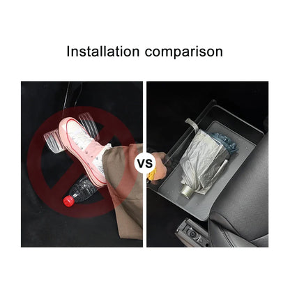 Underseat Storage Box Hidden Organizer Tray Bin for Tesla Model X