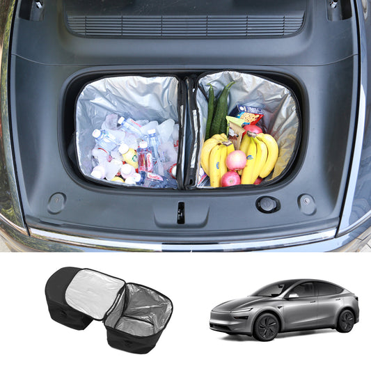 Front Trunk Insulated Cooler Bag – Waterproof & Thermal Storage for Tesla Model Y Juniper 2025+