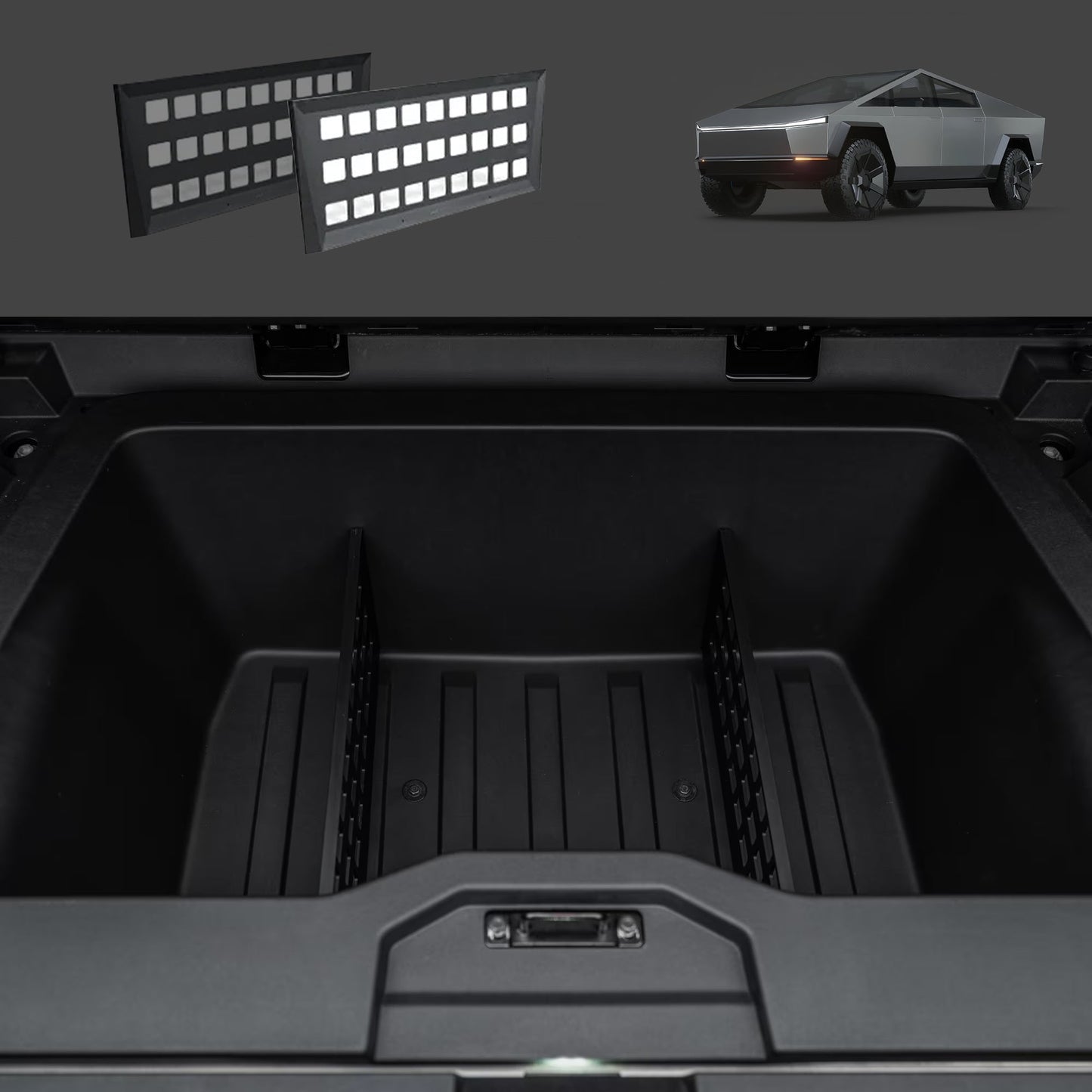 Gear Locker Dividers for Cybertruck (2 Pcs)