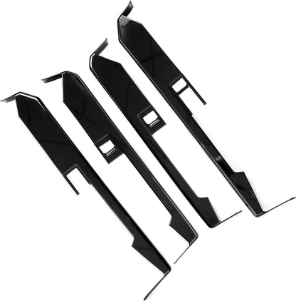 ABS Dashboard Decorative Strip Trim Covers For Tesla Cybertruck Door Armrest Window Lift Switch Panel Cover