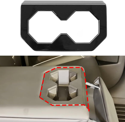 ABS Dashboard Decorative Strip Trim Covers For Tesla Cybertruck Rear Seat Cup Holder Cover