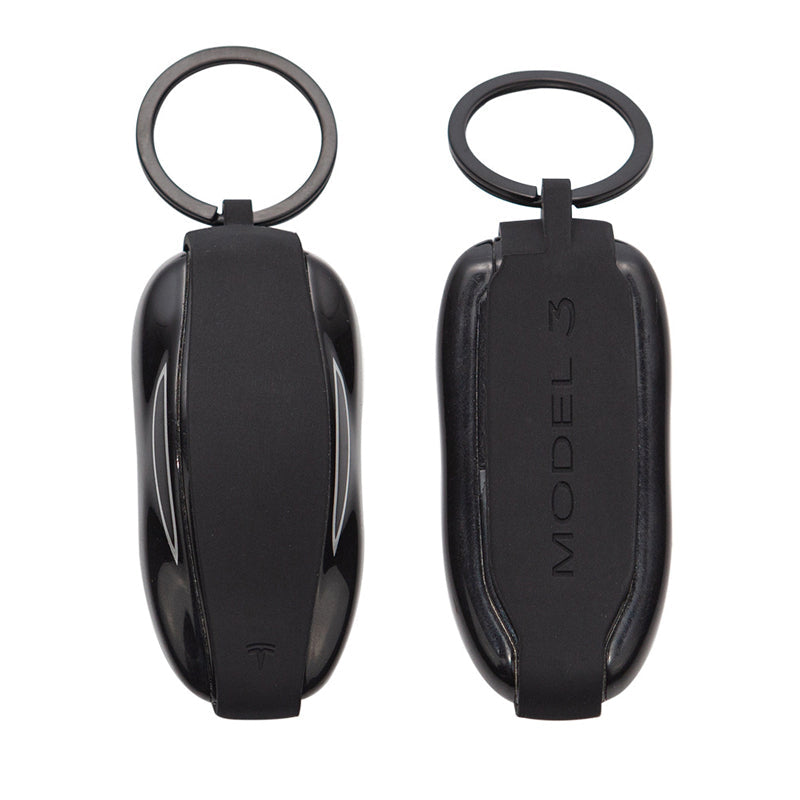 Silicone Key Protector for Tesla Model 3/Y/S/X Keys - Key Fob Holder Model 3 Black