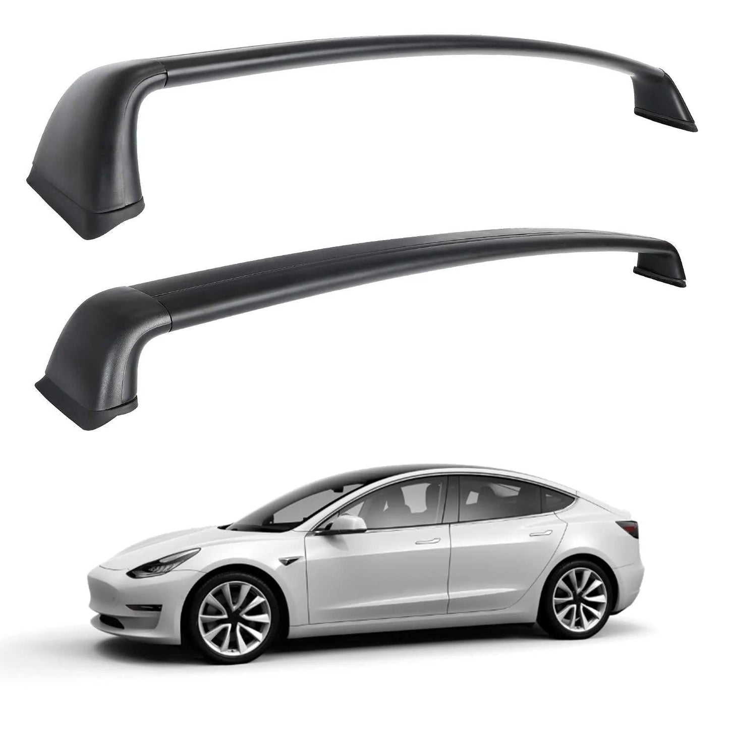 Model 3 & Model Y Aluminum Roof Rack Cargo Cross Bars (Set of 2) for Tesla(2017-2025)