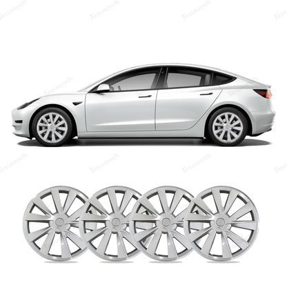 Model 3 18'' Aero Wheels Cover Hubcaps Replacement 4PCS for Tesla (2017-2023)